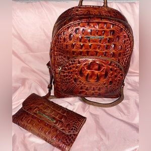 BRAHMIN Hand purse and backpack